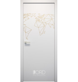 Межкомнатная дверь L-Ori 1 ПГ Патина Золото Лорд
