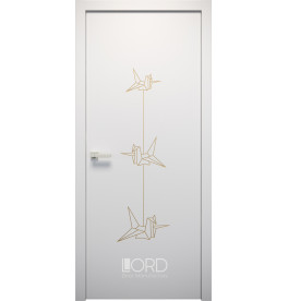 Межкомнатная дверь L-Ori 6 ПГ Патина Золото Лорд
