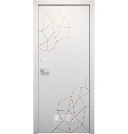 Межкомнатная дверь L-Spazio 1 ПГ Патина Золото Лорд
