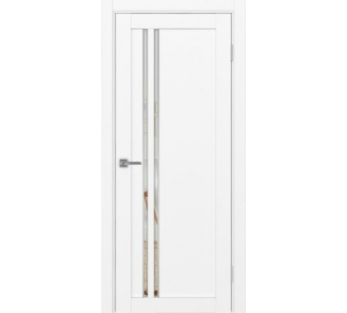 Межкомнатная дверь Турин 525.121 АПС SC/SG с зеркалом Optima Porte
