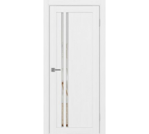 Межкомнатная дверь Турин 525.121 АПС SC/SG с зеркалом Optima Porte
