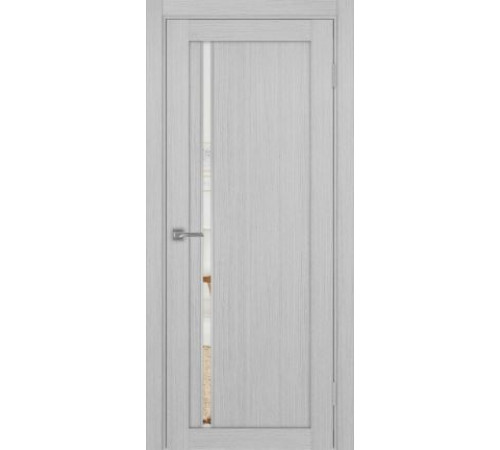 Межкомнатная дверь Турин 527.121 АПС SC/SG с зеркалом Optima Porte

