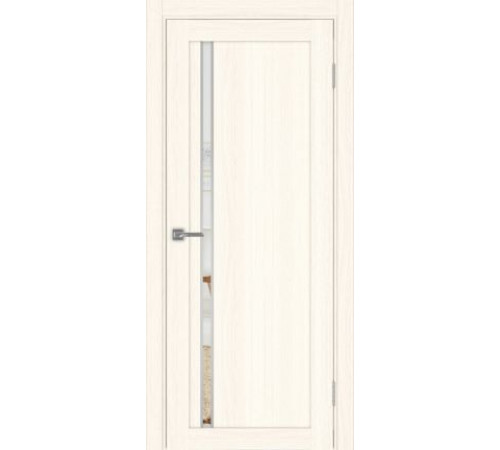 Межкомнатная дверь Турин 527.121 АПС SC/SG с зеркалом Optima Porte
