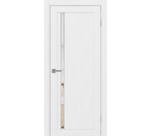 Межкомнатная дверь Турин 527.121 АПС SC/SG с зеркалом Optima Porte
