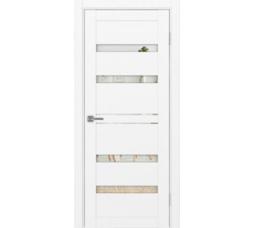 Межкомнатная дверь Турин 561 с зеркалом Optima Porte
