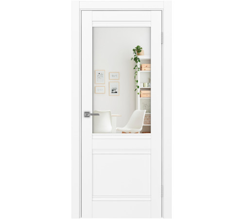 Межкомнатная дверь Турин 502U.21 с зеркалом Optima Porte
