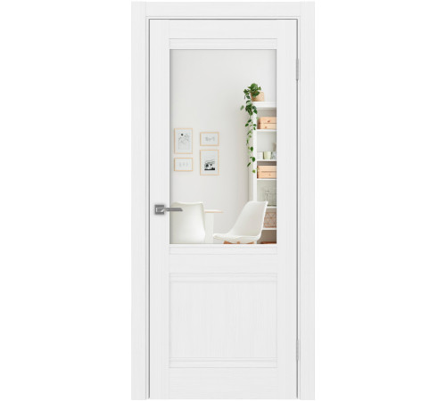 Межкомнатная дверь Турин 502U.21 с зеркалом Optima Porte
