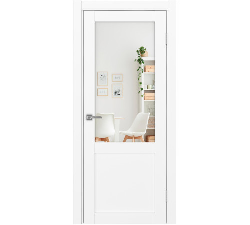 Межкомнатная дверь Турин 502.21 с зеркалом Optima Porte

