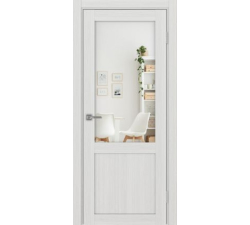 Межкомнатная дверь Турин 502.21 с зеркалом Optima Porte
