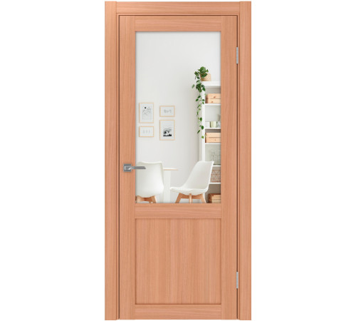 Межкомнатная дверь Турин 502.21 с зеркалом Optima Porte
