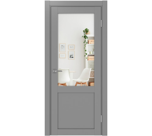 Межкомнатная дверь Турин 502.21 с зеркалом Optima Porte
