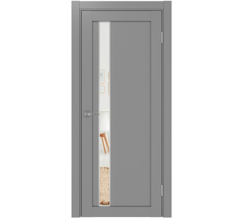 Межкомнатная дверь Турин 528 АПП SC/SG с зеркалом Optima Porte
