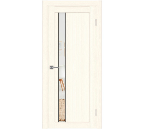 Межкомнатная дверь Турин 528 АПП SB с зеркалом Optima Porte
