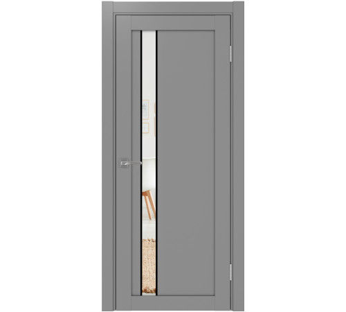 Межкомнатная дверь Турин 528 АПП SB с зеркалом Optima Porte

