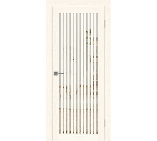 Межкомнатная дверь Турин 544 с зеркалом Optima Porte
