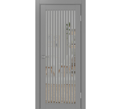 Межкомнатная дверь Турин 544 с зеркалом Optima Porte
