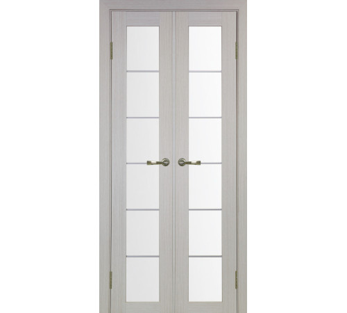 Межкомнатная дверь Турин 501.2 АСС SG/SC двойная Optima Porte

