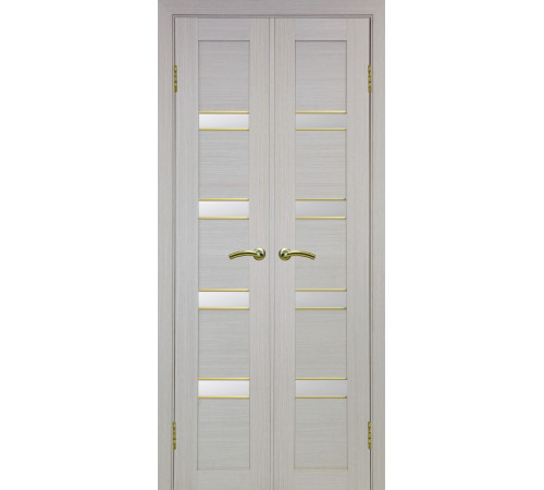 Межкомнатная дверь Турин 505.12 АПС SG/SC двойная Optima Porte
